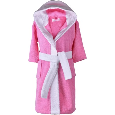 Png Панагюрище Детски халат за баня розово/бяло