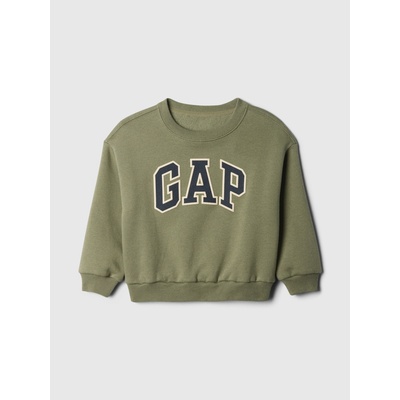 GAP Бебешки суитшърт с големи размери с логото на GAP GAP | Zelen | Момчешки | 3 години