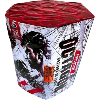 Kompaktní ohňostroj BEST PRICE OCTAGON 19 ran 30 mm