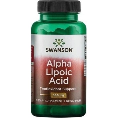 Swanson Alpha Lipoic Acid 600 mg 60 kapslí
