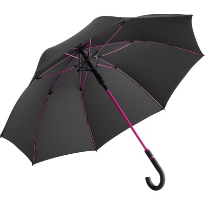 Fare Deštník AC Style 4784 watersave, středně velký COT464784z7999-black/magen UNI Černá/purpurová