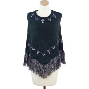 Šál tmavošedý