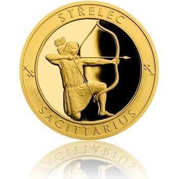 Česká mincovna Zlatý dukát Znamení zvěrokruhu Střelec 3,49 g