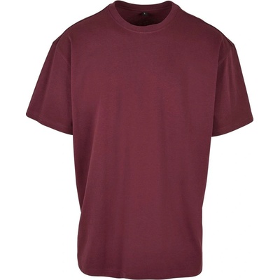 Build Your Brand pánske tričko Heavy Oversize Tee cherry