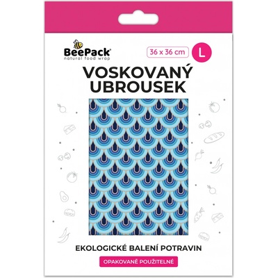 Beepack Voskovaný ubrousek VLNY 36x36cm