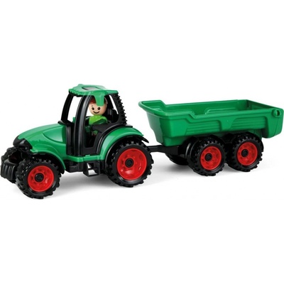 Lena Auto Truckies traktor s vlečkou plast 32 cm s figurkou