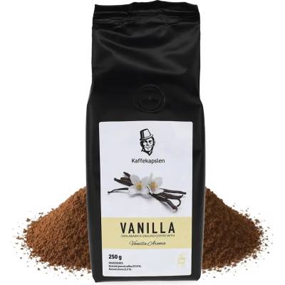 Kaffekapslen Vanilková káva mleté kávy 250 g