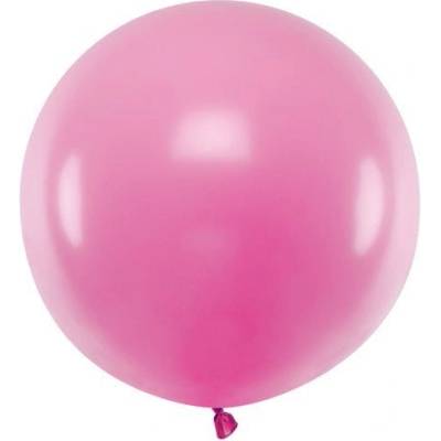 Party Deco Голям Латексов Балон, Пастел, Фуксия, 60см (olbom-080)