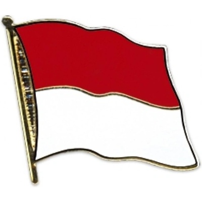 Odznak (pins) 20mm vlajka Indonézia - farebný