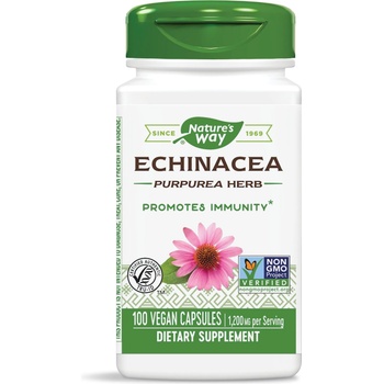 Nature's Way Echinacea Purpurea Herb, 400 mg, 100 капсули, Nature's Way (12400)