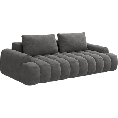 Cosmopolitan Design Šedá sametová rozkládací Linz