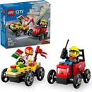 LEGO® City - Pizza vs. Fire Truck Race Car Pack (60458)