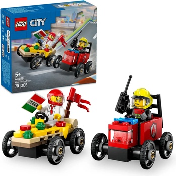 LEGO® City - Pizza vs. Fire Truck Race Car Pack (60458)