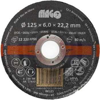 Magg Kotouč brusný 125 x 6 x 22,2 mm BK125