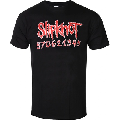NNM мъжка тениска Slipknot - Numbers Black - 50906100
