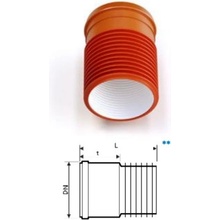 Elmo-Plast Přechod UR/KG-E DN 400 05290