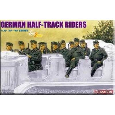 Dragon Models Model Kit figurky 6671 GERMAN HALF-TRACK RIDERS (1:35)