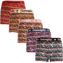 Gianvaglia 5pack dívčí kalhotky s nohavičkou boxerky vícebarevné (813)