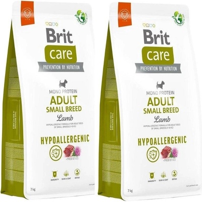 Brit Care Dog Hypoallergenic Adult Small Breed Lamb & Rice 2 x 7 kg