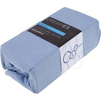 Carbotex prestieradlo plachta Jersey svetlomodrá MMI04 220x200