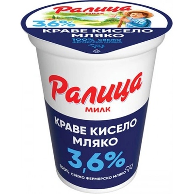 Ралица Краве кисело мляко Ралица Милк 3.6% 400гр