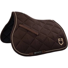 Equestro Podsedlová dečka Cotton Logo brown
