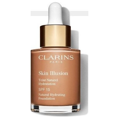 Clarins Face Make-Up Skin Illusion rozjasňujúci hydratačný make-up SPF15 112.3 Sandalwood 30 ml