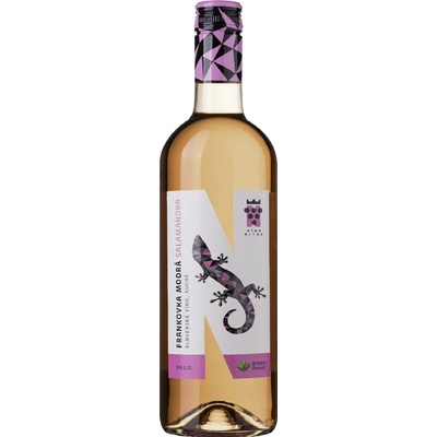 Nitra Salamandra Frankovka Modrá Rosé Suché 12% 0,75 l (čistá fľaša)