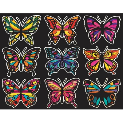 Colorvelvet Sametový obrázek Motýli