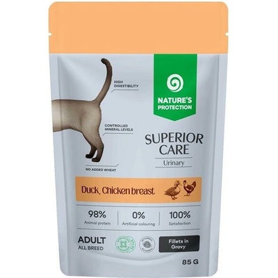 Nature's Protection Superior Care Cat Urinary Duck Chicken 85 g