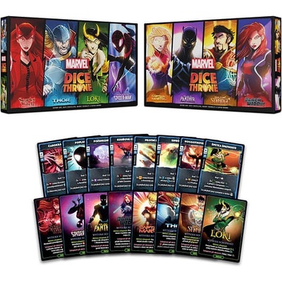 Rexhry Marvel Dice Throne: Sady 1 a 2 + promo karty CZ
