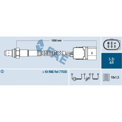 Lambda sonda FAE 75351