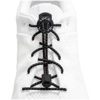 Lock Laces Original Дължина на връзките: 120 см / Цвят: черен
