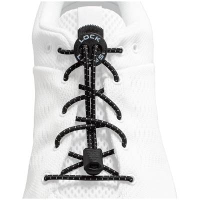 Lock Laces Original Дължина на връзките: 120 см / Цвят: черен