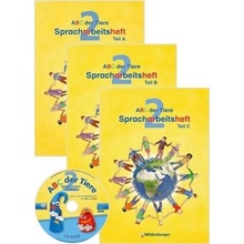 2. Schuljahr, Spracharbeitshefte (Teil A, B, C), 3 Hefte m. CD-ROM