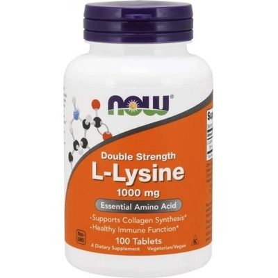 NOW FOODS L-Lysine Double Strength 1000 mg 100 tabliet