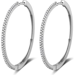 Silenti Jewelry Сребърни обеци "Халки