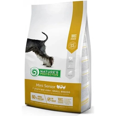 Nature's Protection senior mini drůbeží 7,5 kg