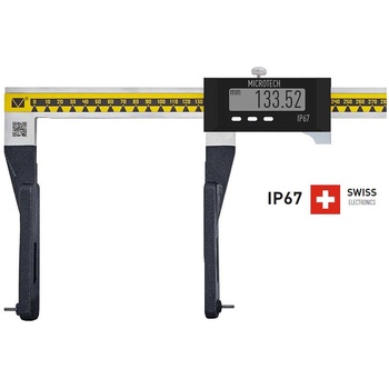 Microtech Дигитален шублер за измерване на вътрешни канали Microtech WIRELESS SwissMet - IP67, 1000 мм, 0, 01 мм (141310154)