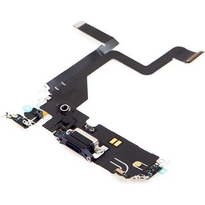 AppleMix Napájací a dátový konektor s flex káblom + mikrofóny pre Apple iPhone 14 Pro - fialový - kvalita A+