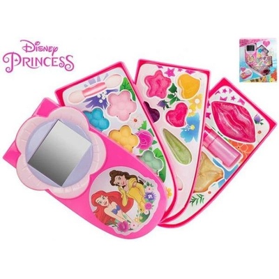 Disney Princess sada krásy s očními stíny+lesky na rty+zrcátko 13ks v krabičce