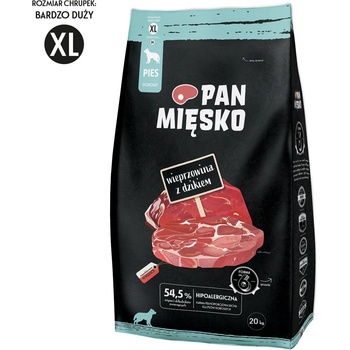 Pan Mięsko Свинско месо с дива свиня xl 20 кг