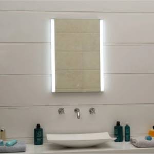 Inter Ceramic Огледало за баня с вградено LED осветление Елма , 50x70, с нагревател и три вида светлина