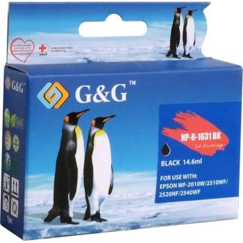 G&G Касета ЗА Epson WorkForce WF-2010W/WF-2510WF/WF-2520NF/WF-2530WF/WF-2520WF - Black - C13T16314010 - /16XL/ - P№ NP-R-1631BK - G&G - Неоригинален Заб. : 14.6ml (NP-R-1631BK)