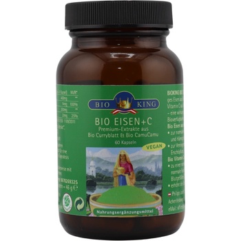 BioKing Органично желязо + c - 60 капсули
