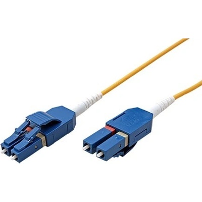 Roline 21.15.8640 Optický patch, LC-LC 9/125 (single mode), 2mm, duplex, OS2, LSOH, uniboot, 0,5m
