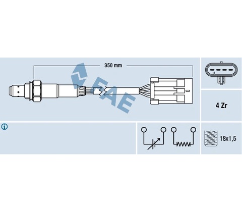 Lambda sonda FAE 77195