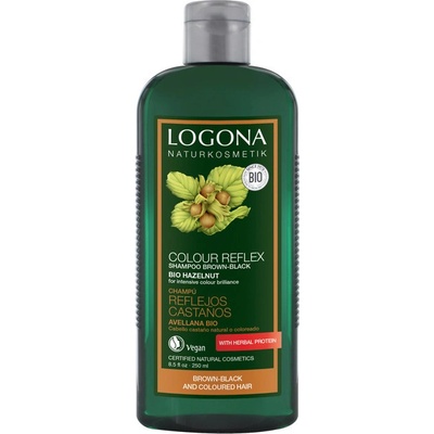 Logona ořech šampon pro hnědé až černé vlasy 250 ml