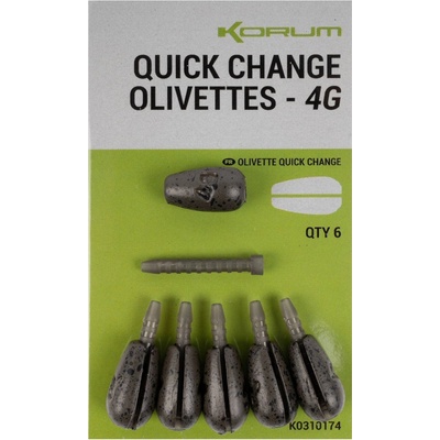 Korum Rychlovýměnná Zátěž Quick Change Olivettes 8g
