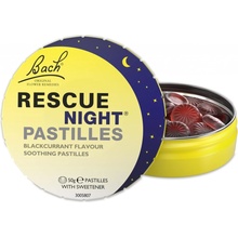 Bachovy esence Rescue Night pastilky na spaní černý rybíz 50 g